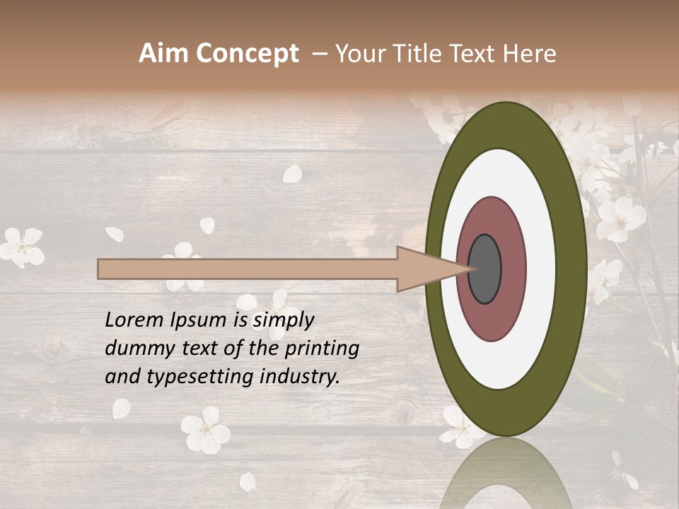 Wood Beauty Orchard PowerPoint Template