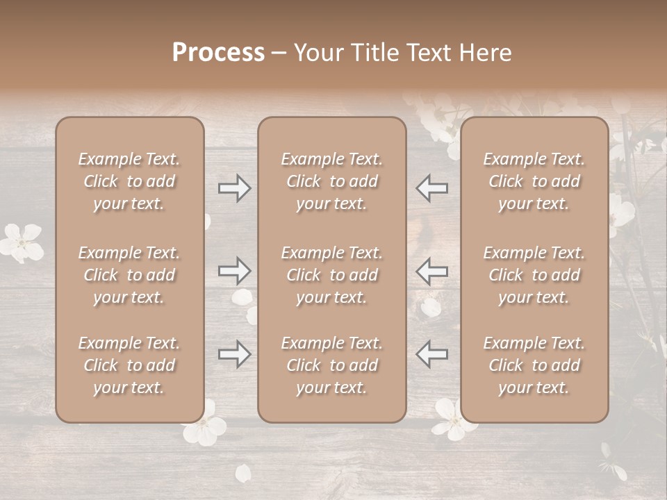 Wood Beauty Orchard PowerPoint Template