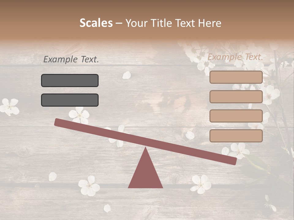 Wood Beauty Orchard PowerPoint Template