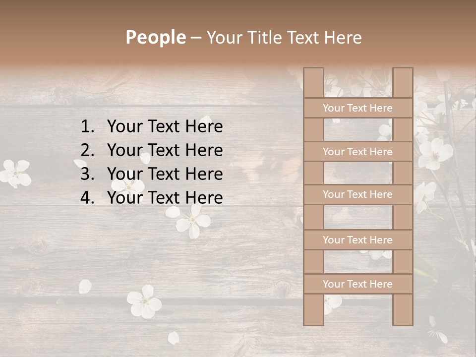 Wood Beauty Orchard PowerPoint Template