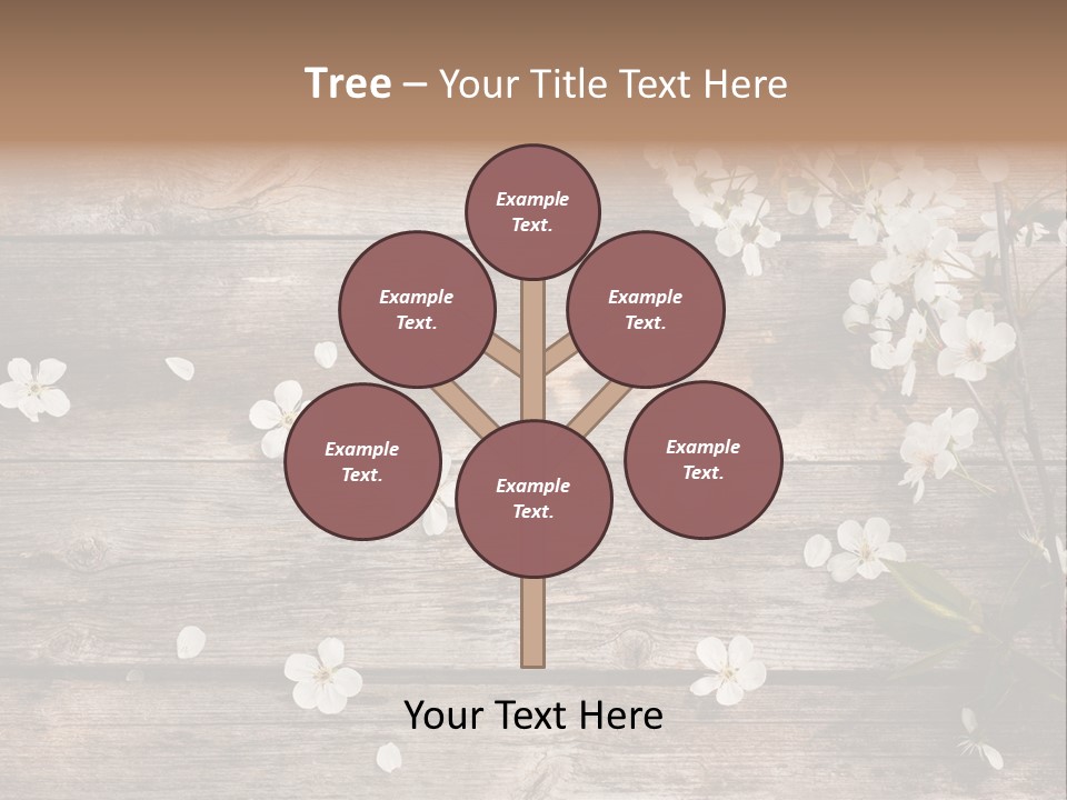 Wood Beauty Orchard PowerPoint Template