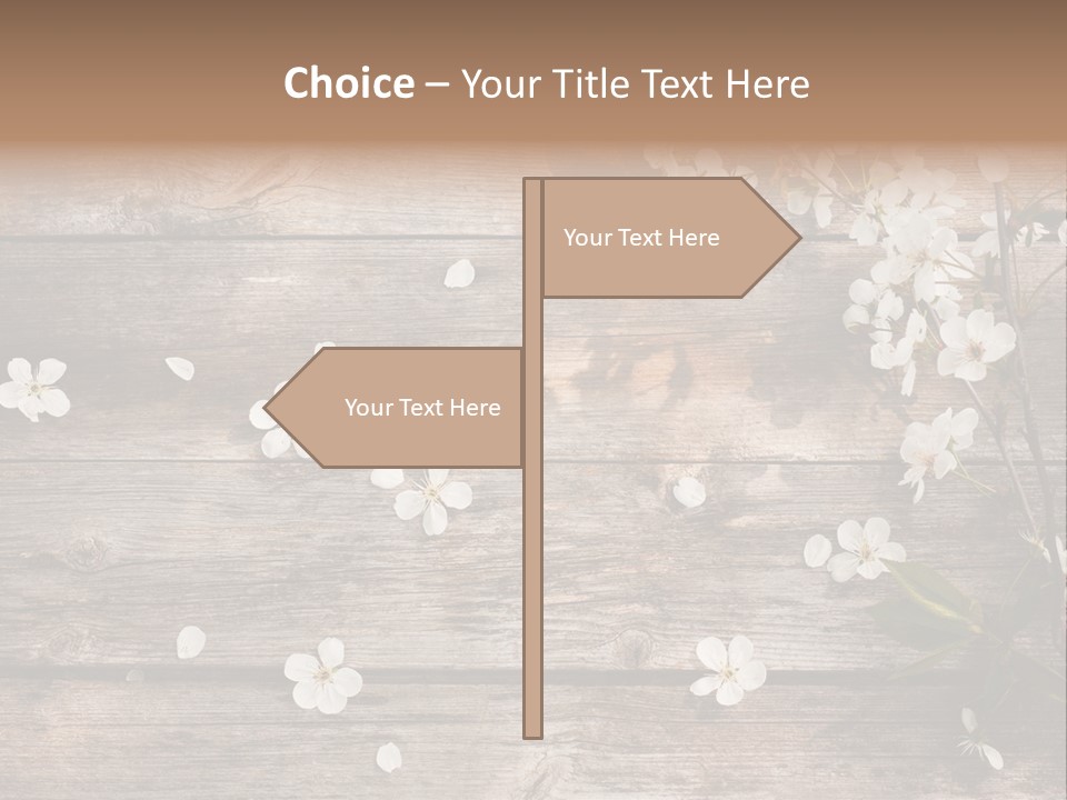 Wood Beauty Orchard PowerPoint Template