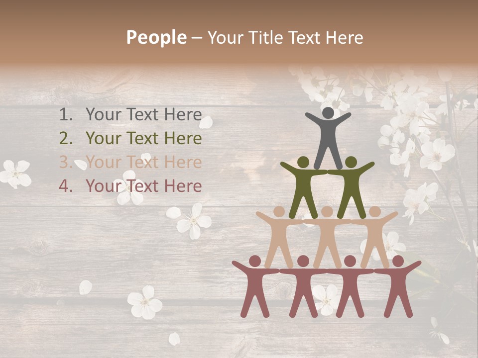 Wood Beauty Orchard PowerPoint Template