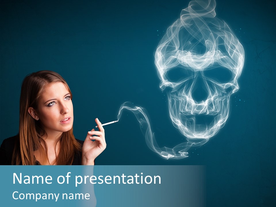 Fume Devil Disease PowerPoint Template