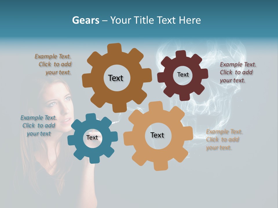 Fume Devil Disease PowerPoint Template