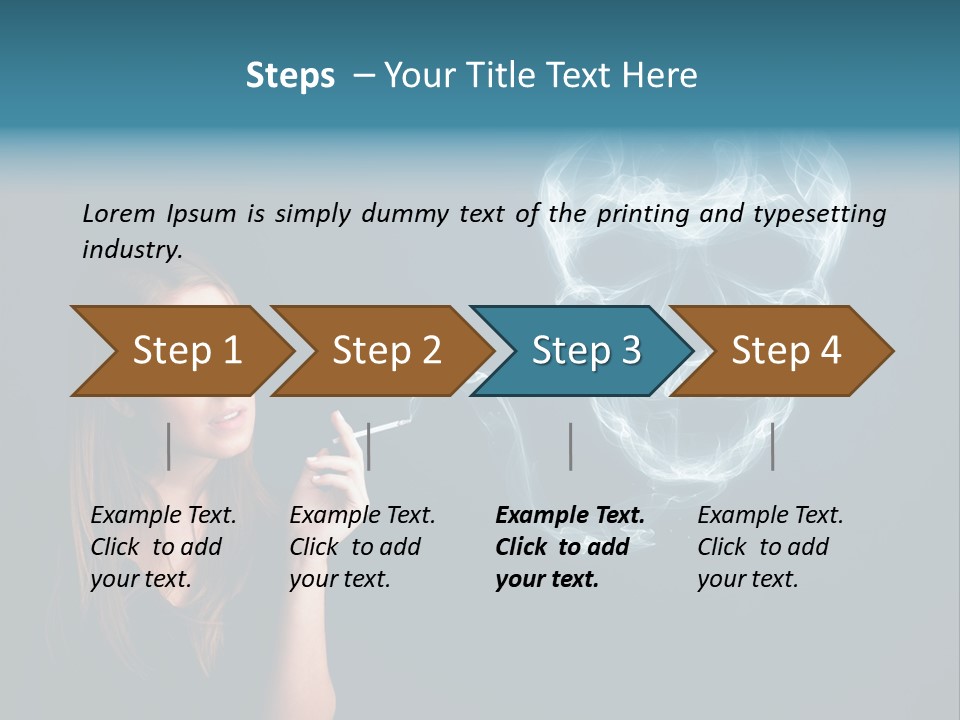 Fume Devil Disease PowerPoint Template