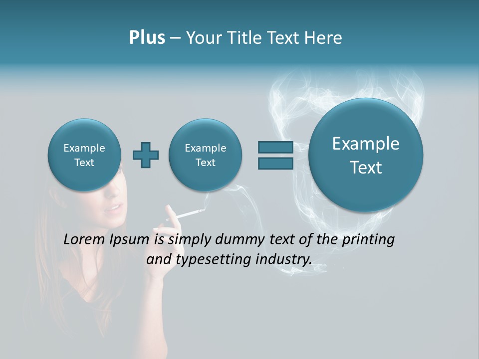 Fume Devil Disease PowerPoint Template