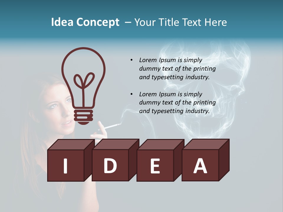 Fume Devil Disease PowerPoint Template