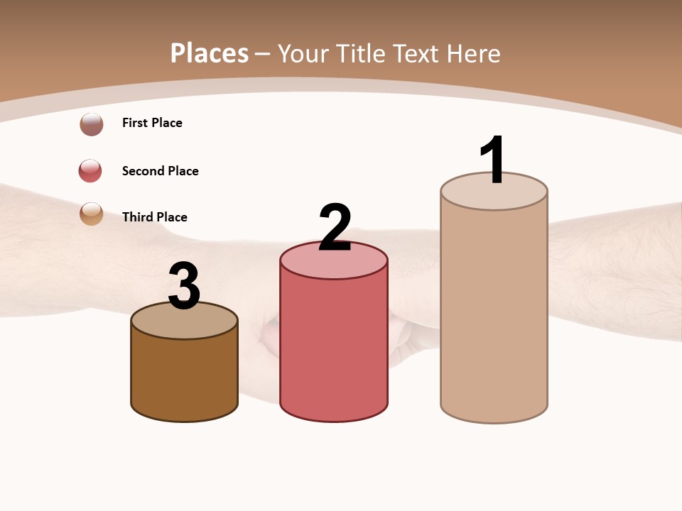 Male Arm Conflict PowerPoint Template