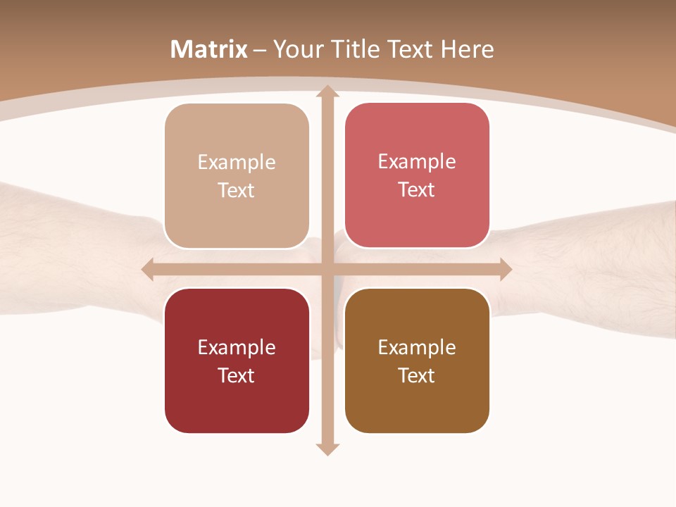 Male Arm Conflict PowerPoint Template