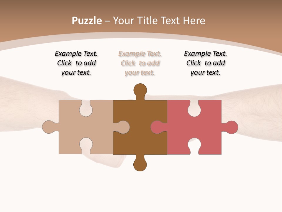 Male Arm Conflict PowerPoint Template