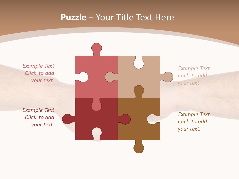 Male Arm Conflict PowerPoint Template