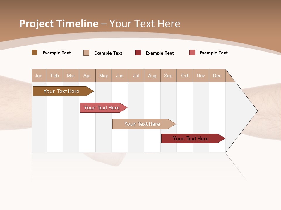 Male Arm Conflict PowerPoint Template