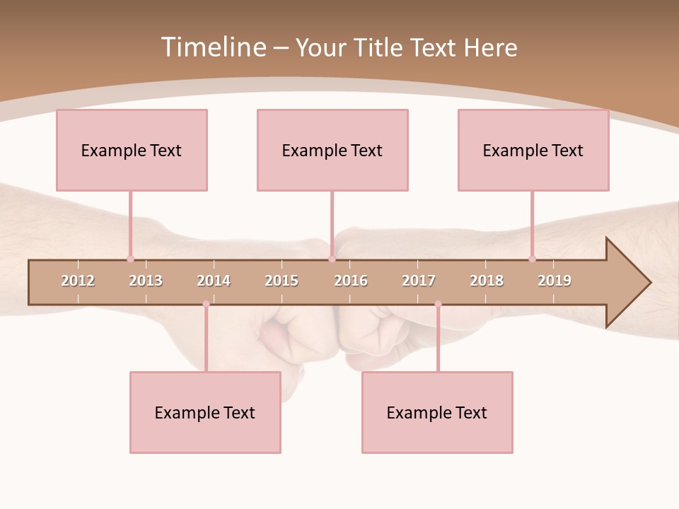 Male Arm Conflict PowerPoint Template
