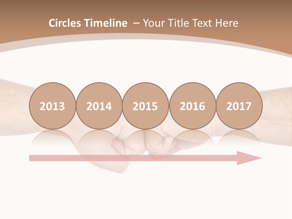 Male Arm Conflict PowerPoint Template