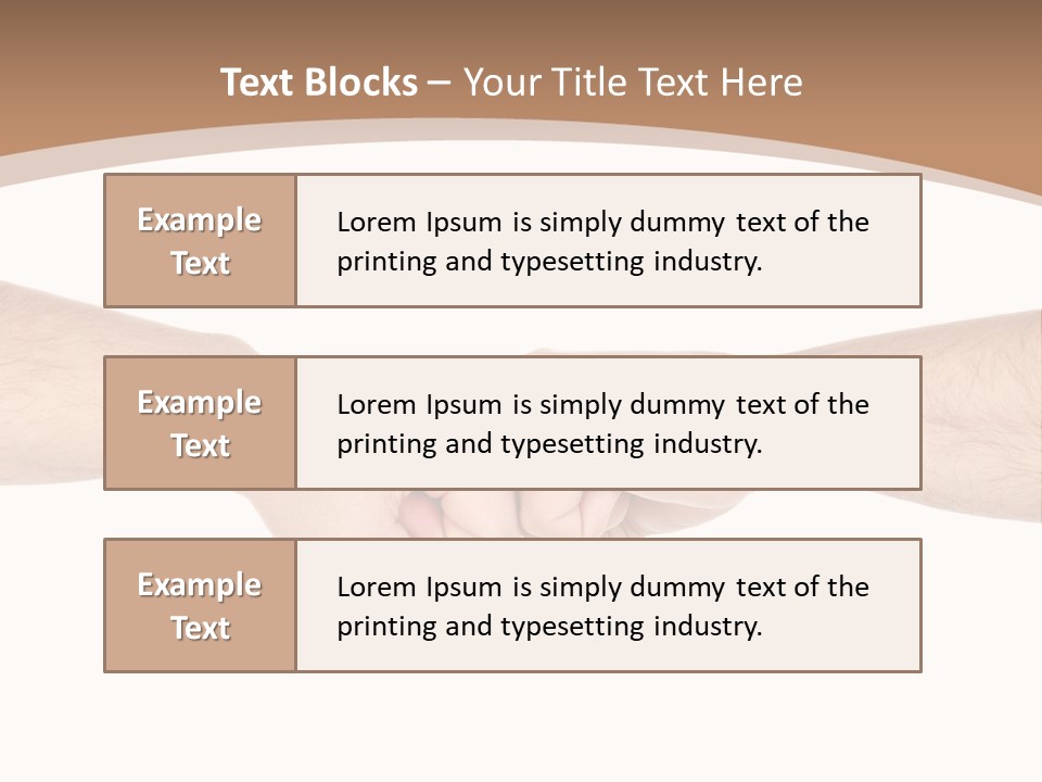 Male Arm Conflict PowerPoint Template