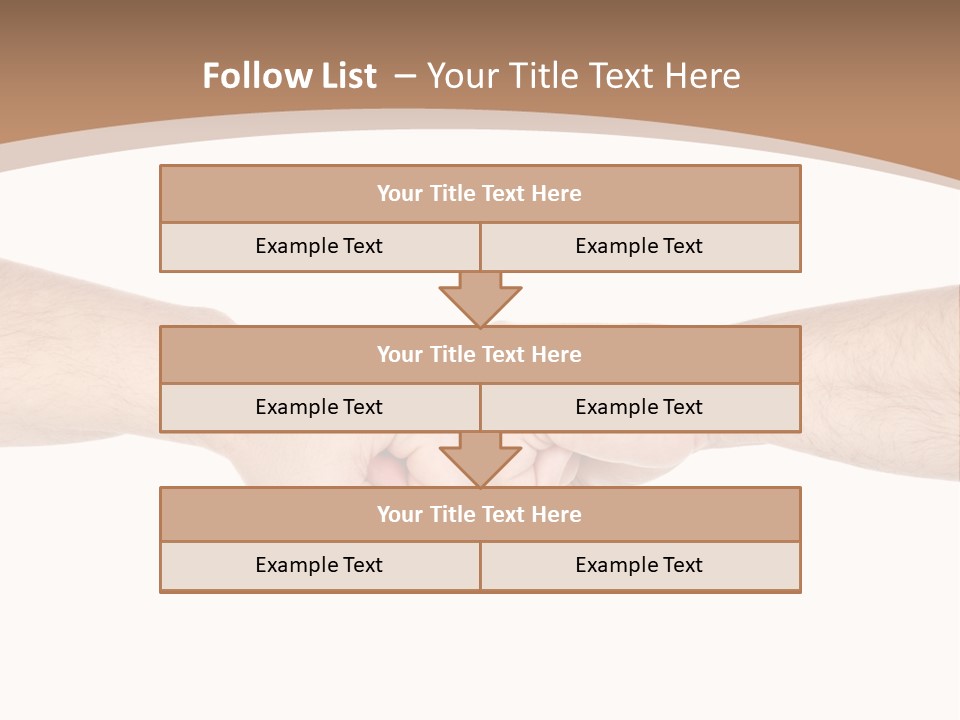 Male Arm Conflict PowerPoint Template