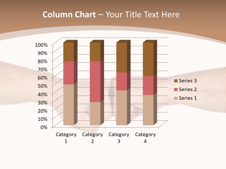 Male Arm Conflict PowerPoint Template