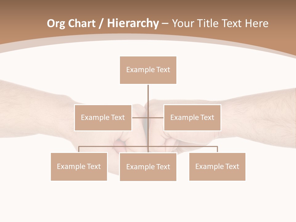 Male Arm Conflict PowerPoint Template