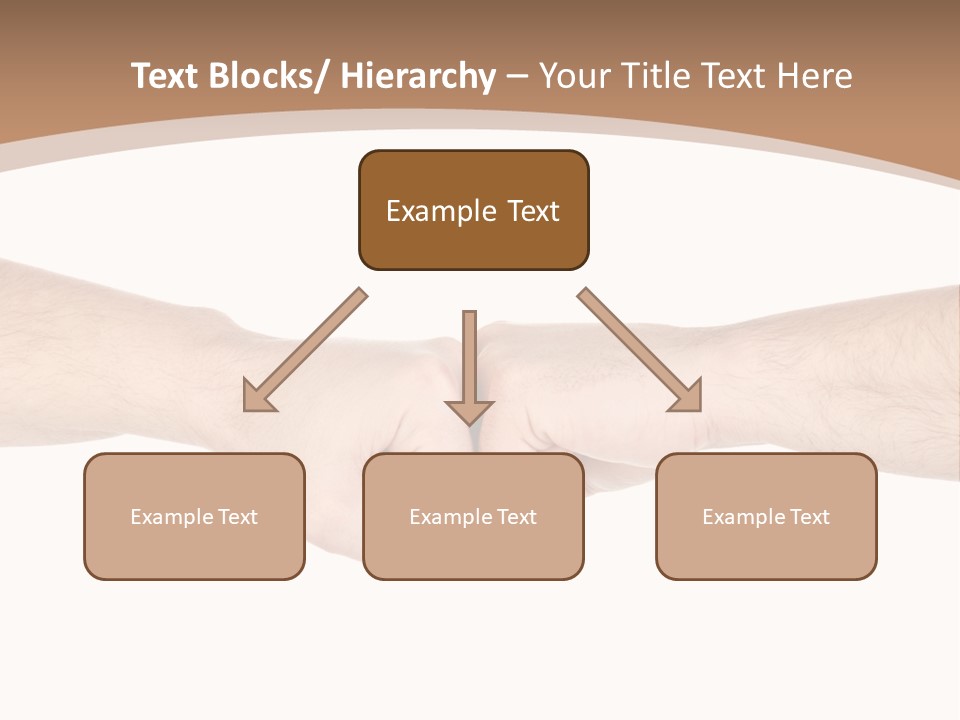 Male Arm Conflict PowerPoint Template