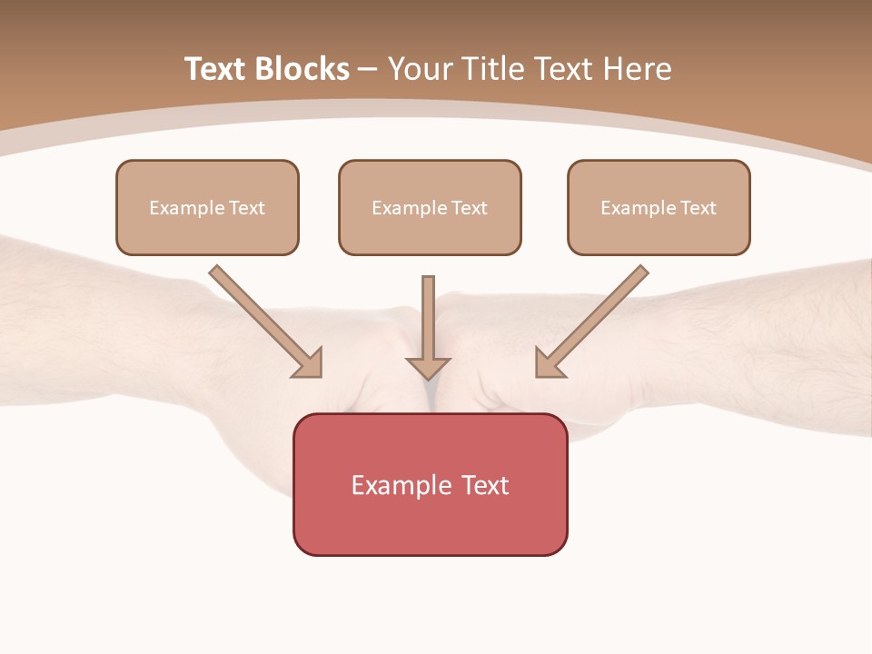 Male Arm Conflict PowerPoint Template