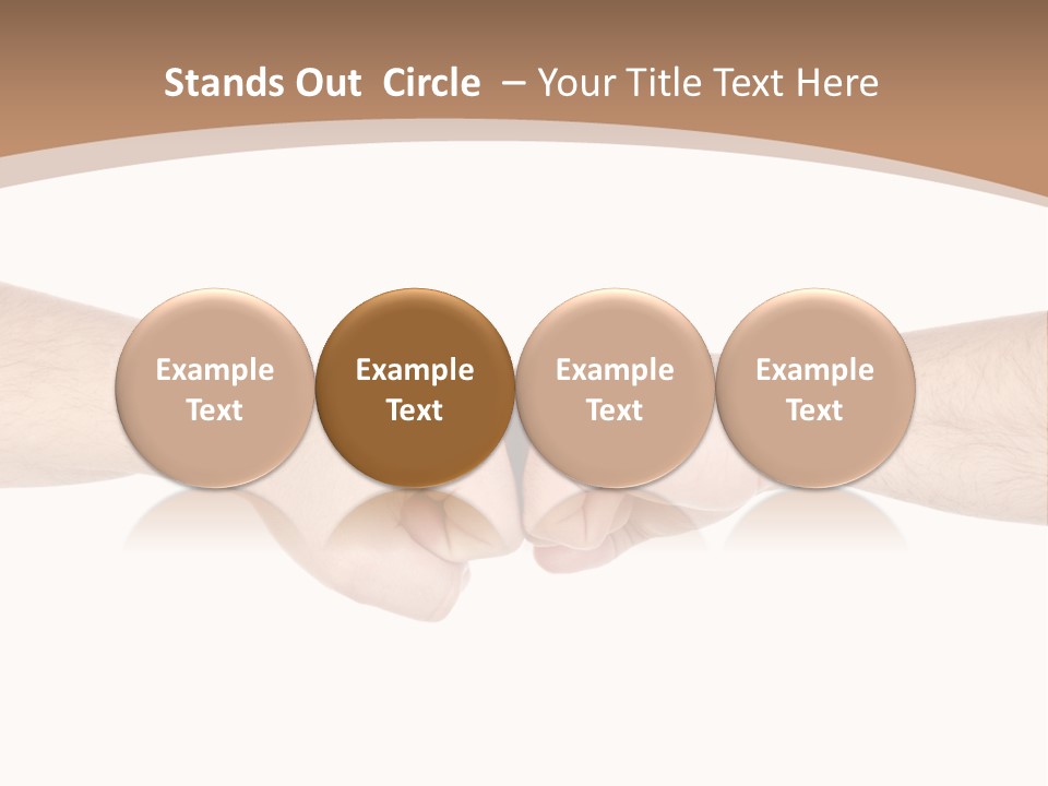 Male Arm Conflict PowerPoint Template