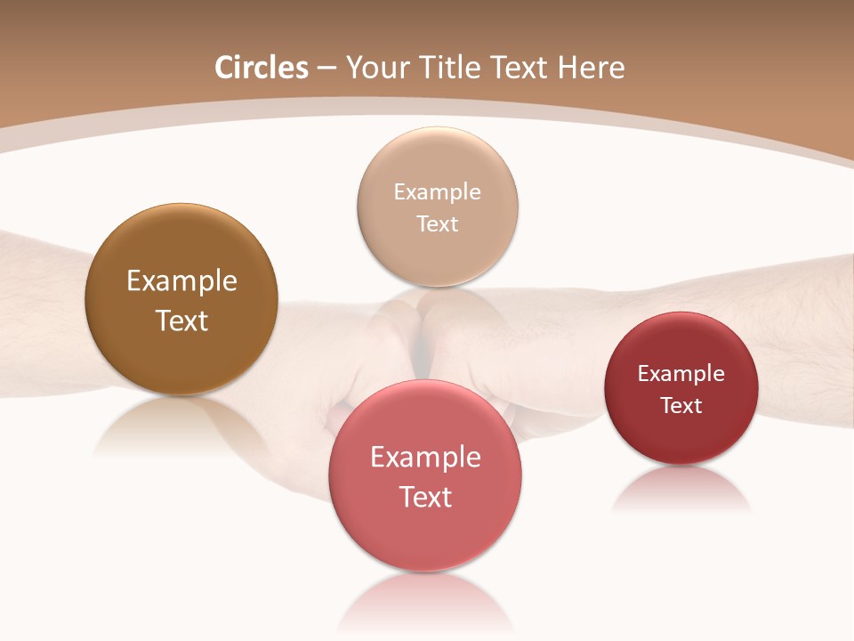 Male Arm Conflict PowerPoint Template
