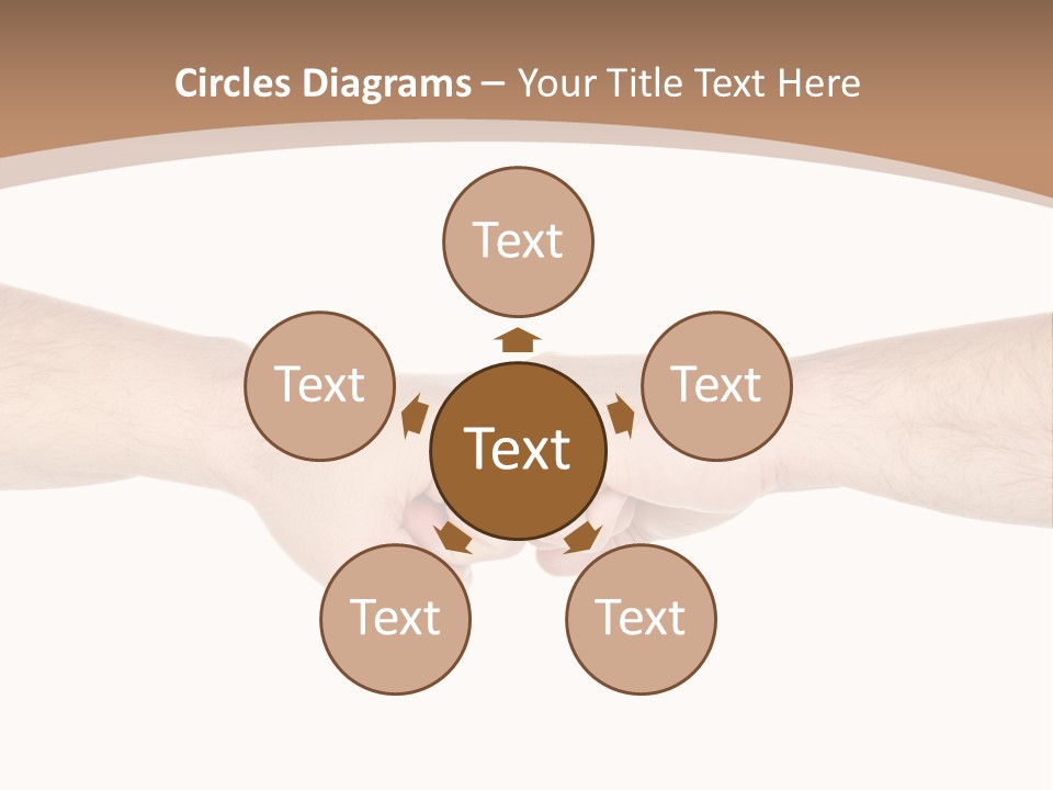 Male Arm Conflict PowerPoint Template