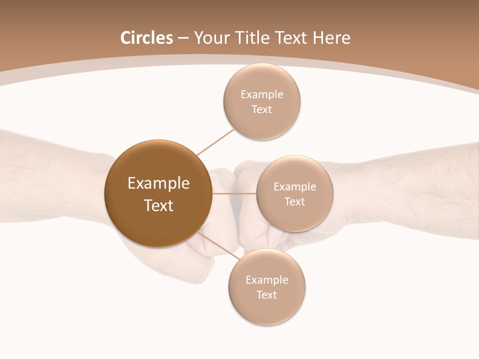 Male Arm Conflict PowerPoint Template