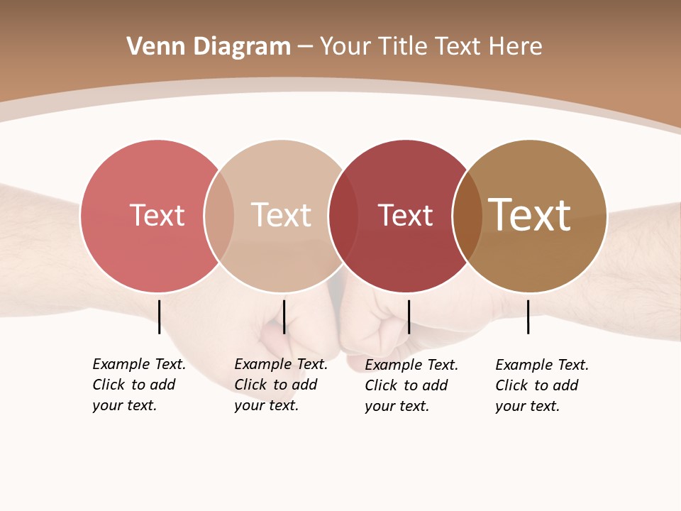 Male Arm Conflict PowerPoint Template