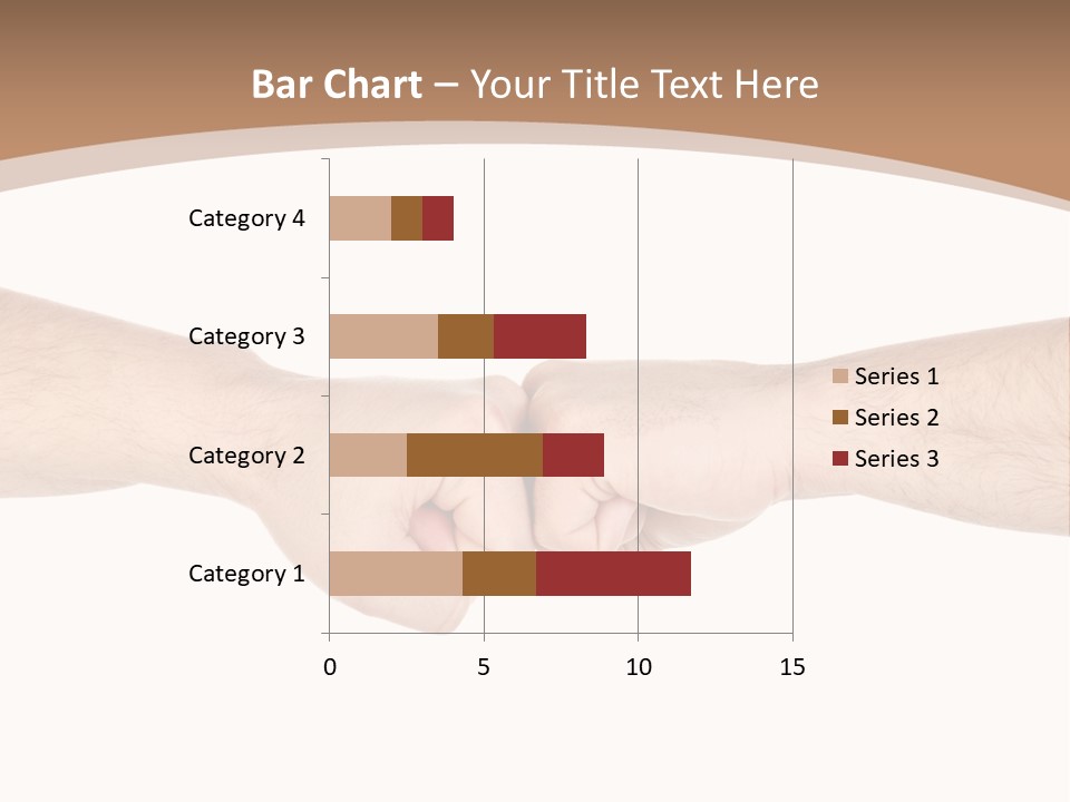 Male Arm Conflict PowerPoint Template