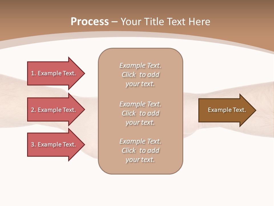 Male Arm Conflict PowerPoint Template