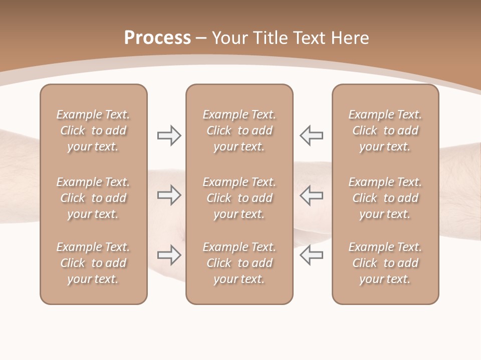 Male Arm Conflict PowerPoint Template