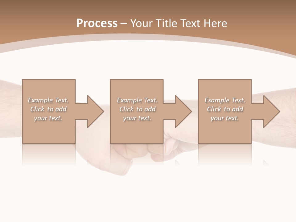 Male Arm Conflict PowerPoint Template