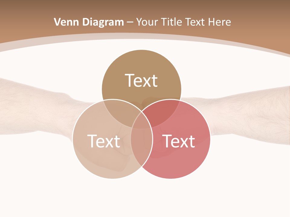 Male Arm Conflict PowerPoint Template