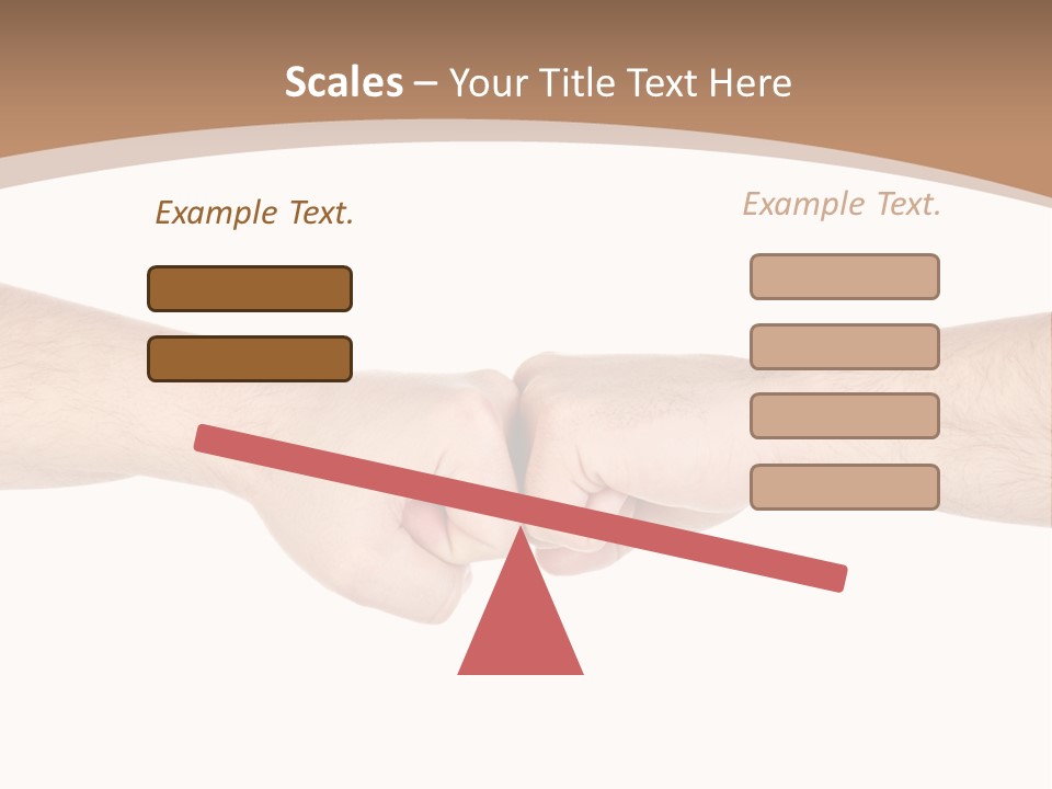 Male Arm Conflict PowerPoint Template