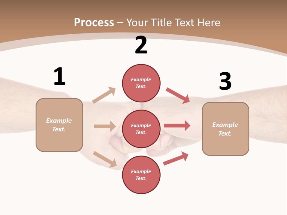 Male Arm Conflict PowerPoint Template