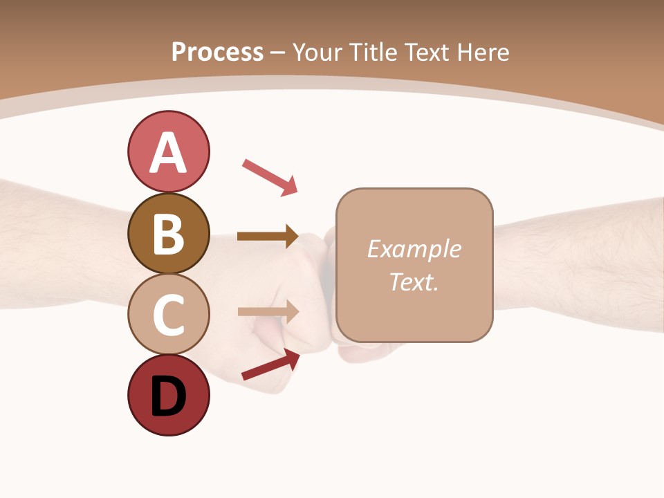 Male Arm Conflict PowerPoint Template