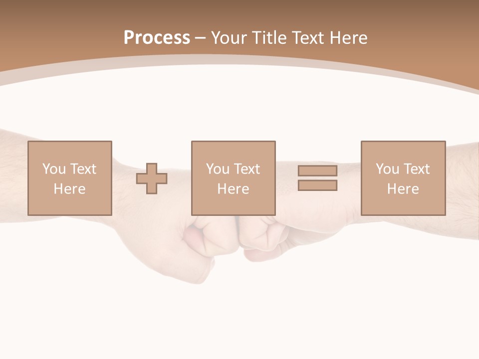 Male Arm Conflict PowerPoint Template