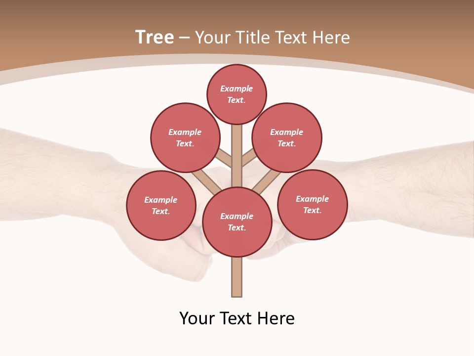 Male Arm Conflict PowerPoint Template