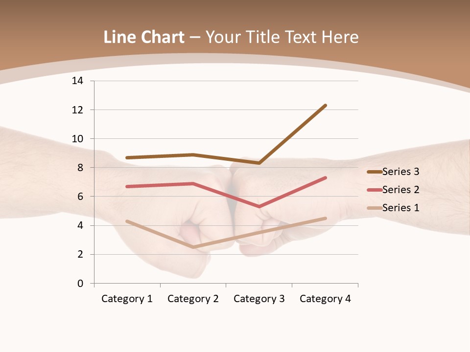 Male Arm Conflict PowerPoint Template