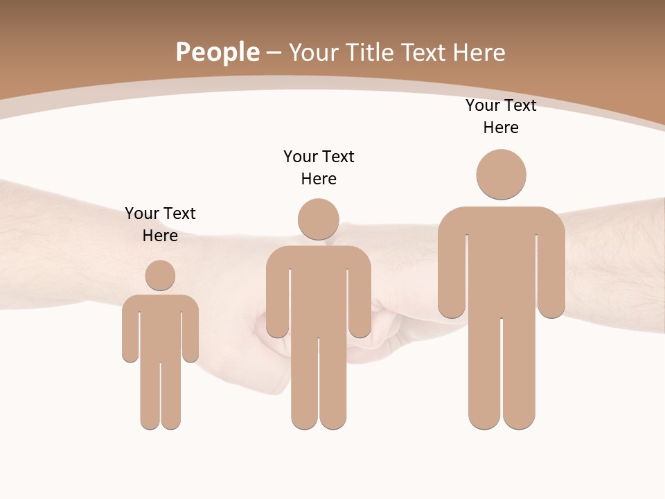 Male Arm Conflict PowerPoint Template