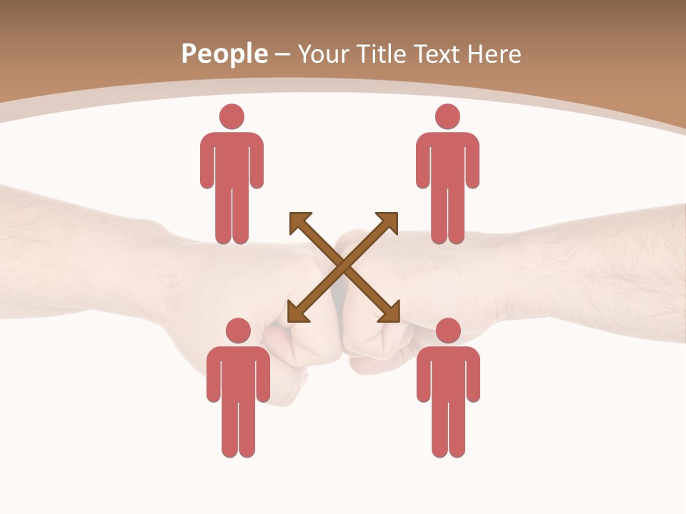 Male Arm Conflict PowerPoint Template