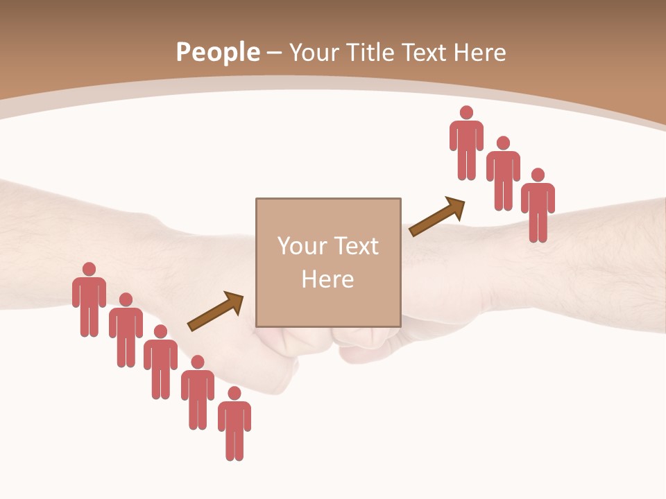 Male Arm Conflict PowerPoint Template