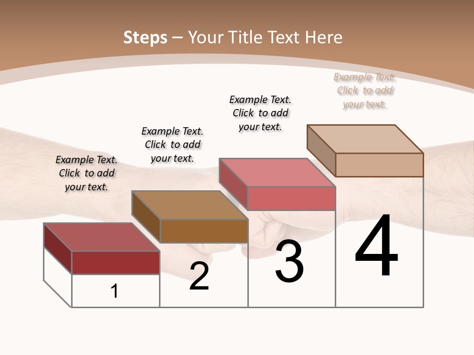 Male Arm Conflict PowerPoint Template
