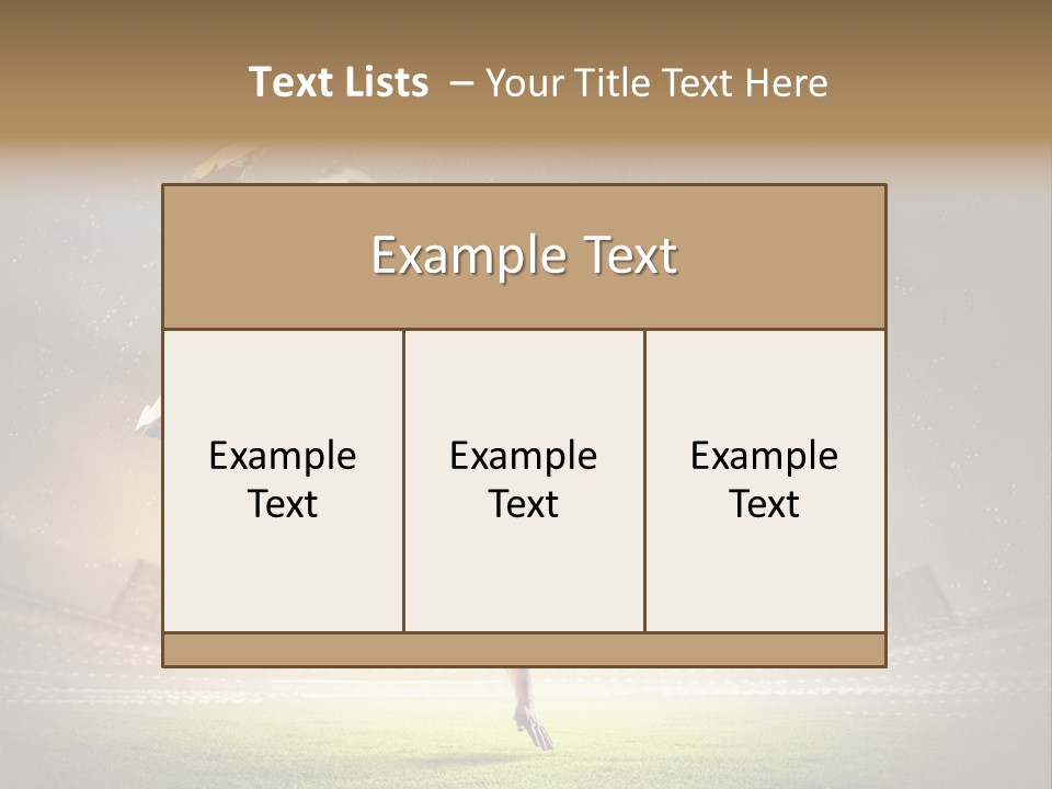 Carrier Rain Shoot PowerPoint Template