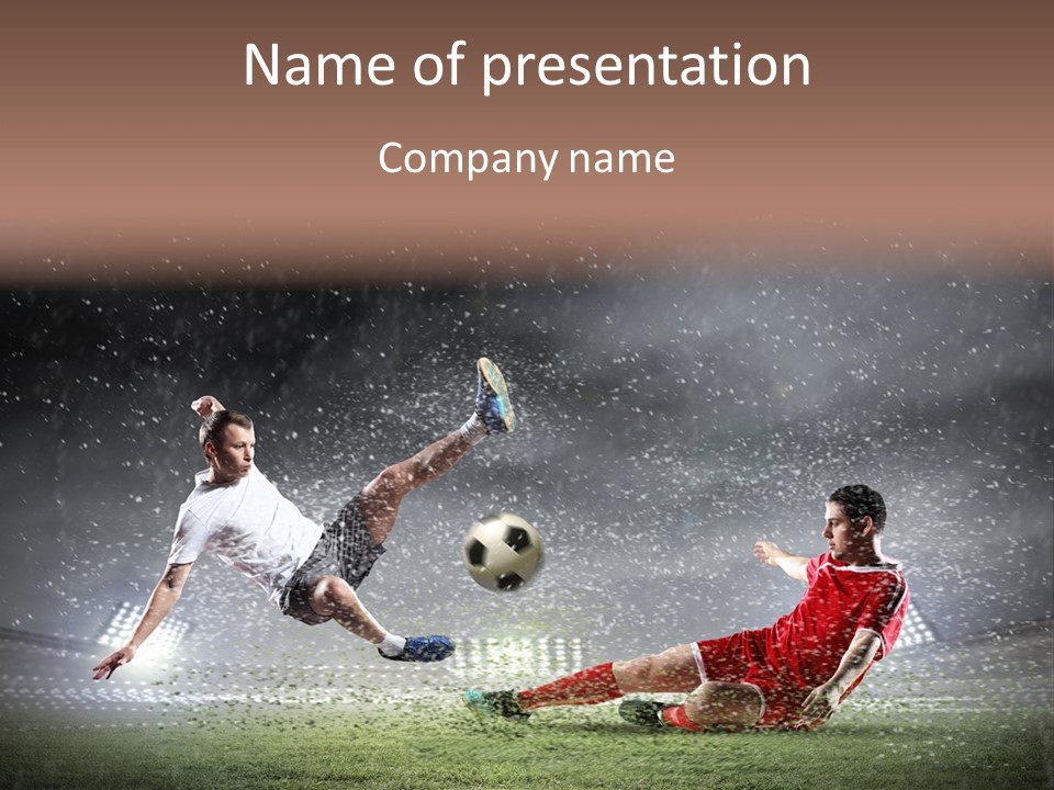 Wet Aloft Fast PowerPoint Template