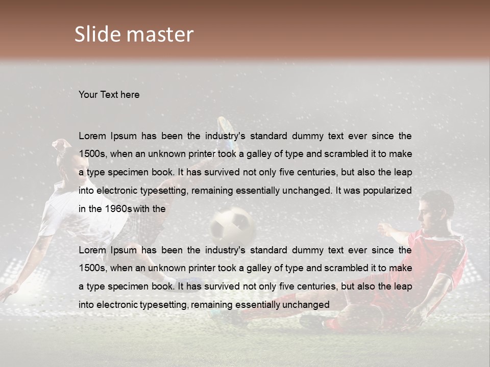 Wet Aloft Fast PowerPoint Template