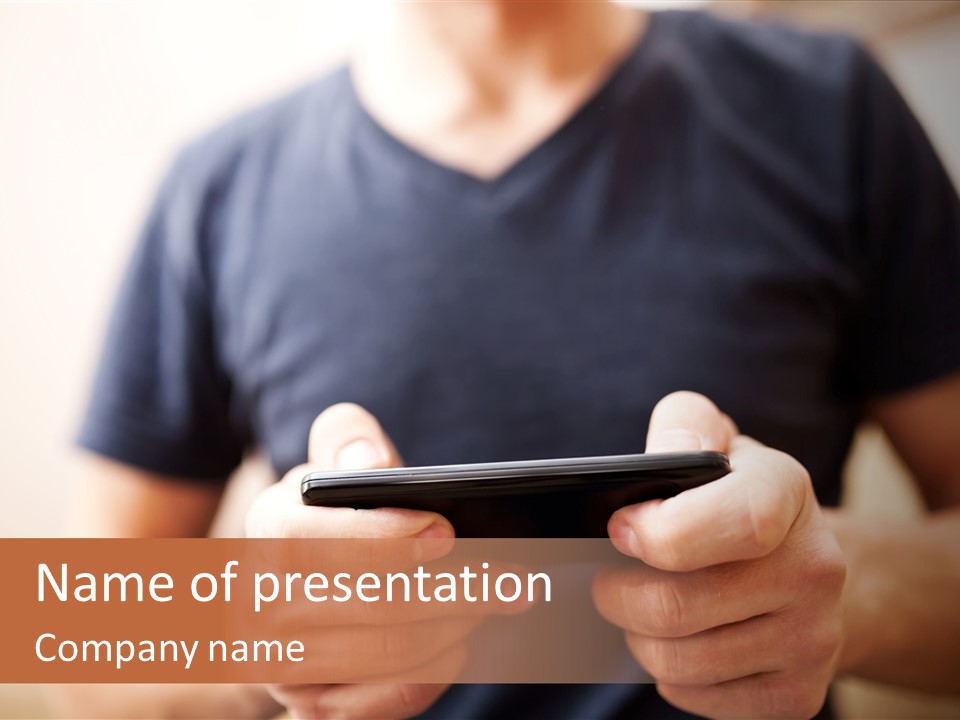 Message Call Sms PowerPoint Template