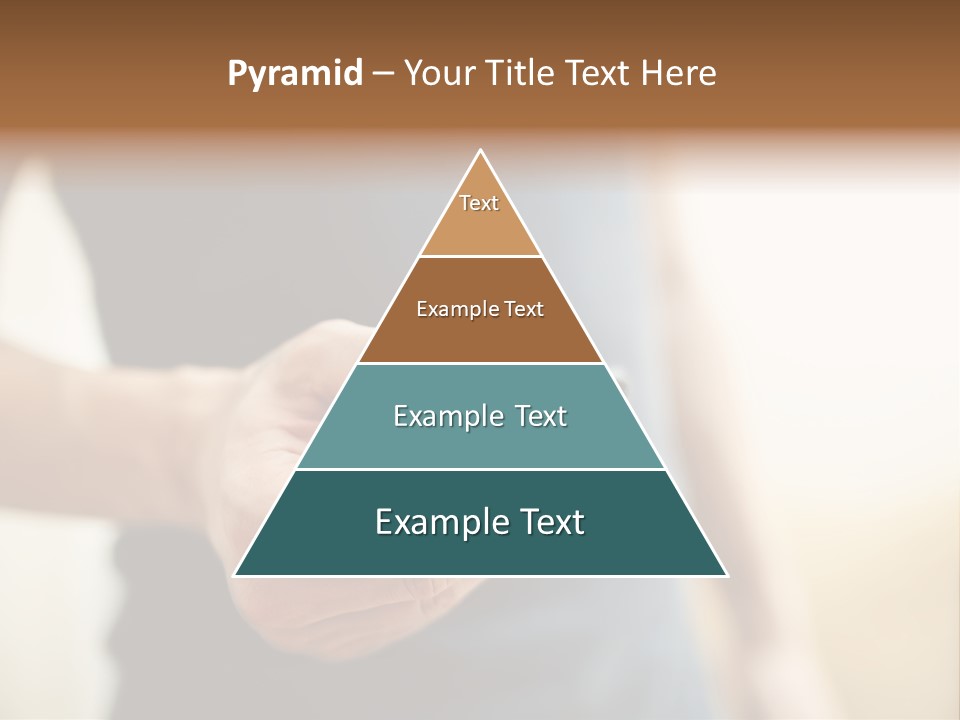Smartphone Hand Looking PowerPoint Template